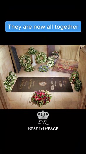 The Queens ledger stone marking her final resting place. #queenelizabeth #thequeen #royalfamily #windsor #restingplace #rip