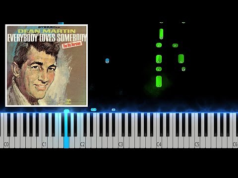 Dean Martin / Frank Sinatra - Everybody Loves Somebody Piano Tutorial