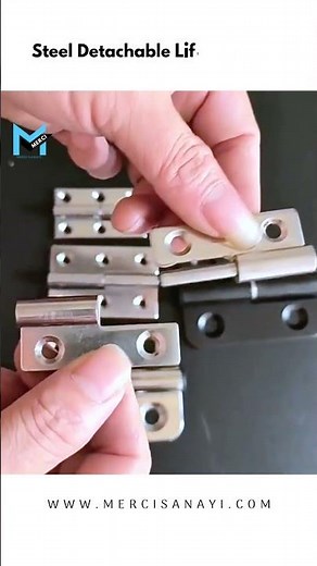 304 Stainless Steel Detachable Hinge Heavy Duty Industrial Cabinet Hinge Thickened Welding Removable