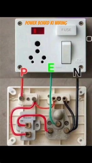 power board ke connection #shortvideo
