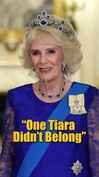 Why Queen Camilla’s Tiara Stood Apart at the French State Banquet