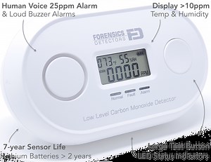 Low Level CO Monitor | WiFi Remote Detection