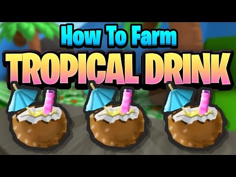 How to Get Tropical Drinks Fast! [Best Method] *Coconut Belt* - Bee Swarm Simulator