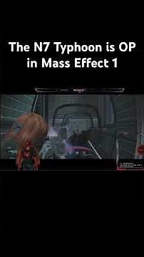 The N7 Typhoon was added via mods into ME1. Chaos Ensues #masseffect #mods