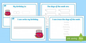 Morning Activities Additional Worksheet