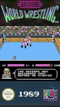 Tecmo World Wrestling (NES 1990) - The First Pro Wrestling Game That Felt Real Part 1 of 2