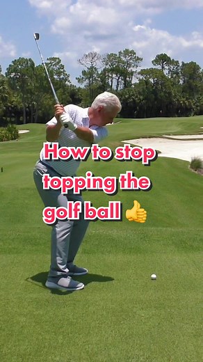 Stop Topping the Golf Ball: PGA Pro's Tip