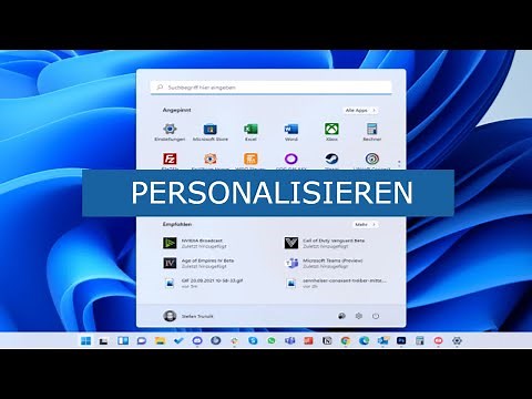 Windows 11 Taskleiste anpassen (Personalisieren)