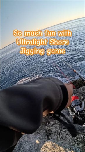 Ultralight Shore Jig Game, what’s a fun day?