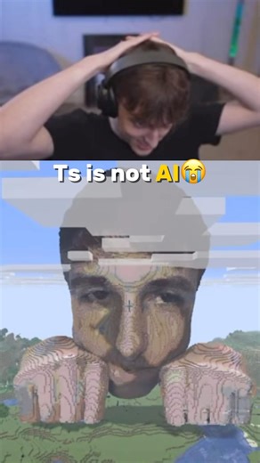 That is not AI😔 #viral #minecraft #donutsmp #shorts