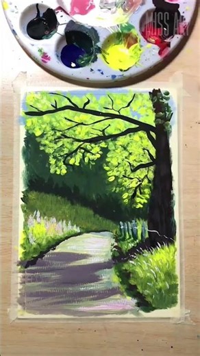 Learn how to paint using Acrylic #art #beginnerarttips #howtopaint #acrylicpaint #missart