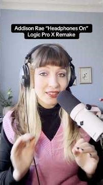 “Headphones On” Addison Rae Logic Pro X Remake #logicprox #logicproxtutorials #synth