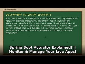 Spring Boot Actuator Explained! 🚀 Java Monitoring & Management for Beginners!
