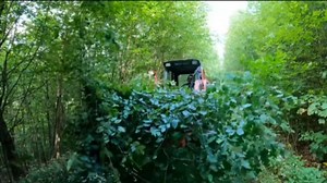 1.9K views · 27 reactions | The Eterra Razor Sickle Bar Mowing Attachment for Skid Steers was designed to solve a long standing problem for many skid steer owners, not being able to cut material along the side of the road while driving forward. This attachment can be angled from 110 degrees to 45 degrees downward in order to trim everything from hedges to berms to ditches!  #skidsteer #sicklebar #mower #attachments #eterra #skidsteersolutions | Skid Steer Solutions | Facebook