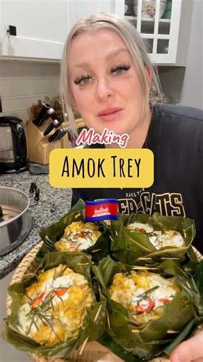 Today I made Cambodias national Dish. Fish Amok (Amok Trey) . . . . #fish #cambodia #khmer #asian #asmr #cambodian #food | Hungry Housewife