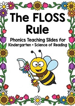 FLOSS Rule Phonics Teaching Slides Kindergarten, Science of Reading Phonics
