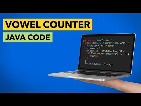 Java Program to Count Vowels in a String