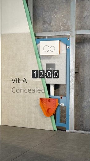 Effortless and easy Installtion with VitrA Concealed Cisterns!
