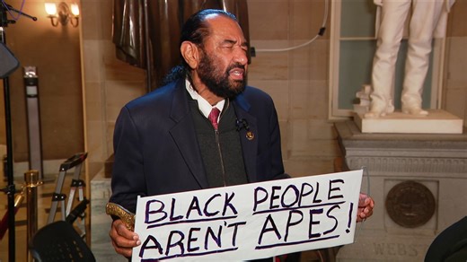 'Black people aren't apes' - Behind Rep. Al Green's State of the Union message