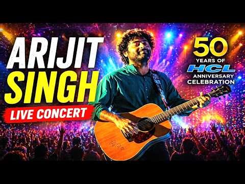 Arijit Singh Live Concert || 50 years of HCL Anniversary Celebration #arijitsingh #thefusionaudio