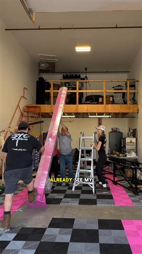 MAKING BIG UPGRADES! @KREBS #dreamgarage #garagemakeover #krebsindustries #cargirl #2postlift | Kos Repair Engine Mounting Inspira