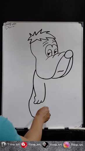 how to draw droopy #disney #howtodraw #art .