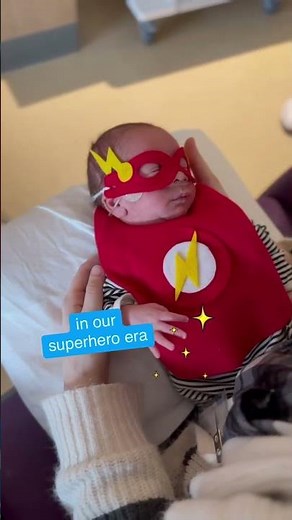 Our tiniest patients in the NICU at Dayton Children’s are the strongest superheroes of them all!