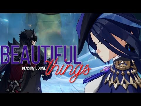 Nightcore ⇢ Beautiful Things - Benson Boone (Lyrics)