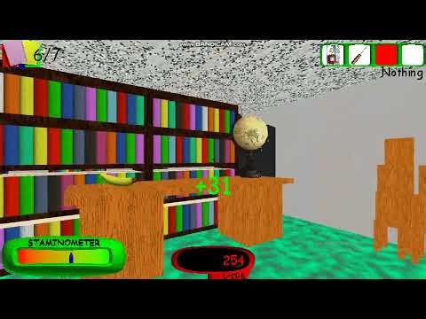 (I failed)Baldis basics plus with mods(Day 20)part 1 (1 minute + no map + shrinking Inventory)