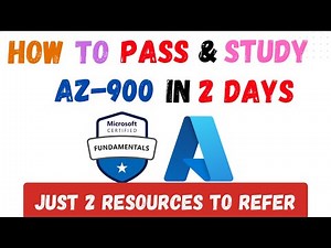 🔥How to Pass and Study - Microsoft Azure Fundamentals(AZ-900)🔥| Must Watch Before Exam|
