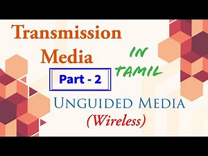 Transmission Media | Part - 2 | Unguided media - Radio wave,Microwave,Infrared wave
