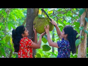 Authentic Sri Lankan Village Cooking | Rice with Jackfruit Curry & Traditional Sides