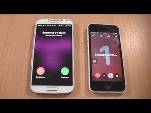 ICQ Incoming call & Outgoing call at the Same Time Samsung Galaxy S4+Iphone 5C
