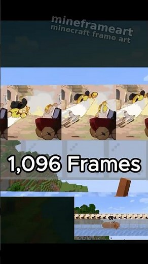 Minecraft Map Art Animation "All's Well" (1,096 frames) Ep 3