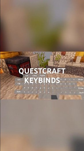 How to access ANY KEY BIND in QUESTCRAFT! #minecraft #vr #keybinds