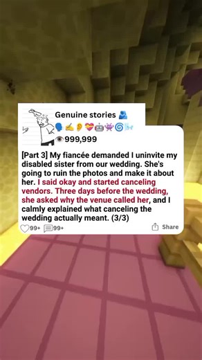 Uninviting My Disabled Sister from Our Wedding