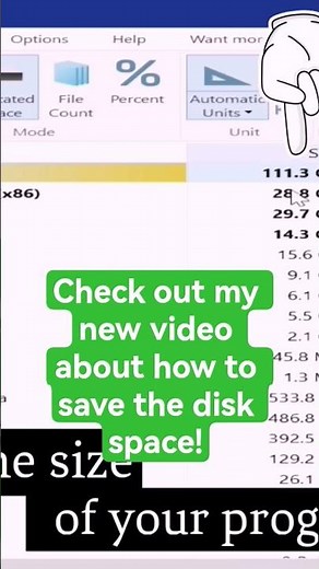 HOW TO SAVE YOUR DISK SPACE. #disk #fast #easy #treesize #cleaning
