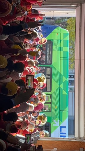 USC Marching Band warming up the Trojan’s fans to invade the Nebraska Cornhusker Coliseum. | Lawton Chaney | Facebook