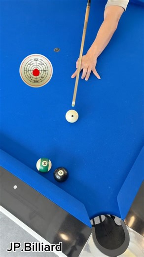 Perfect double kiss shot #billiard #billiards #jpbilliard