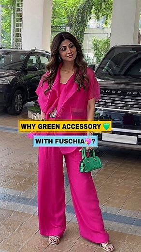 Ragini Tripathi | Opposite Colors = The Secret to a Stunning POP!❤️💚 You’ve probably heard that opposite colors on the color wheel complement each other... | Instagram