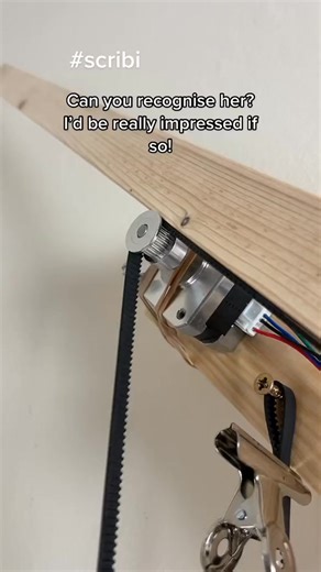 3.5K views · 12 reactions | Scribi The Drawing Machine. insta @StefanoPadoan.art #oddlysatisfying #scribi #diy #portrait #london #technology #fun #satisfying #timelapse | Deborah Torres | Facebook