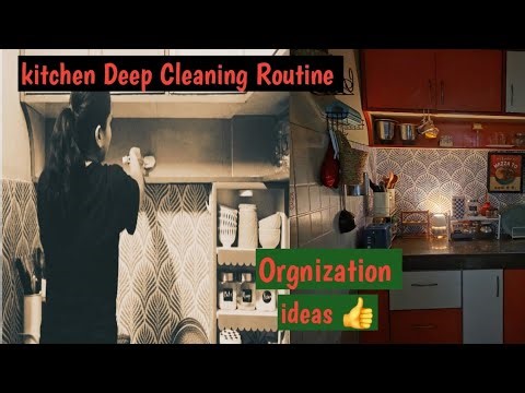 Ultimate kitchen Deep cleaning | Orgnization And effective ideas to clean kitchen 🏠💡