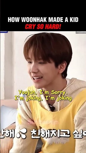 BOYNEXTDOOR's Woonhak made a kid cry