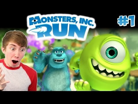 Monsters Inc Run - IT'S AWESOME BECAUSE IT'S MONSTERS INC - Part 1 (iPhone Gameplay Video)