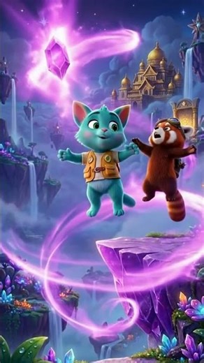 Beyond the Clouds: Moko’s Magical Quest 🐾✨