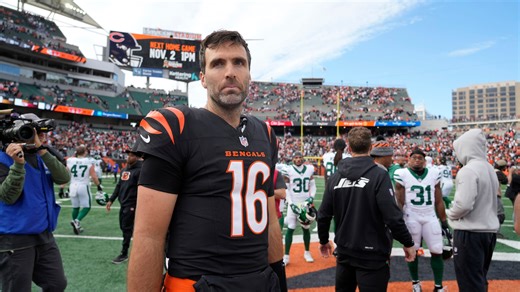 Joe Flacco becomes oldest player in Bengals' history to score a touchdown
