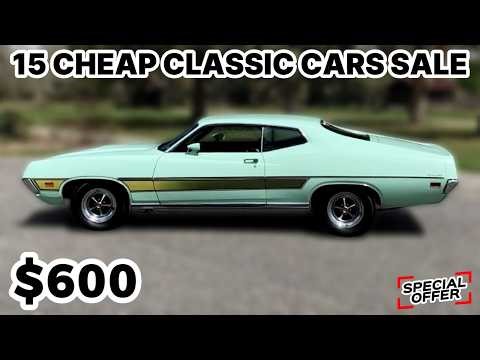 15 Old Cars for Sale Cheaply by Owners