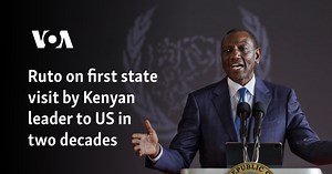 Ruto on first state visit by Kenyan leader to US in two decades