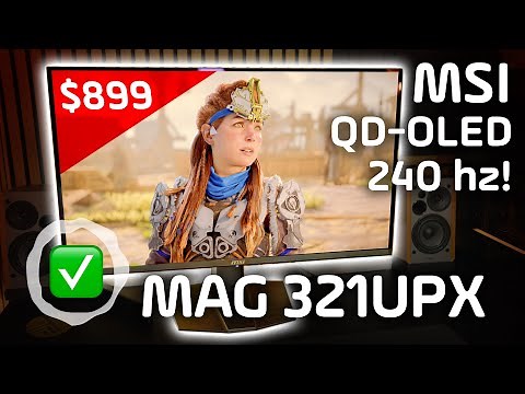 MSI MAG 321UPX QD-OLED vs Alienware AW3225QF (REVIEW)