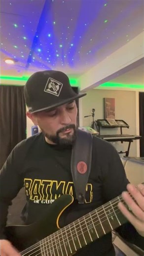 Getting used to the new Schecter Research, Diamond series Demon 8 string guitar.